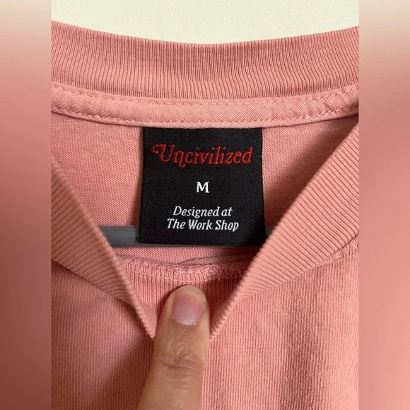 Uncivilized Peach Graphic Tee - Picture 4 of 4